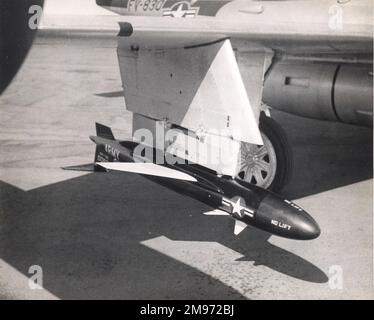 Northrop RP-76 Zieldrohne mit Raketenantrieb. Stockfoto