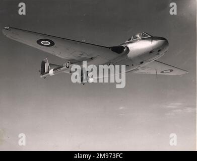 Die fünfte Produktion von Havilland Vampire F1, TG278. Stockfoto