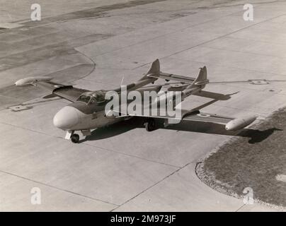 De Havilland Sea Venom NF20. Stockfoto