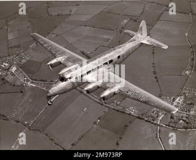 Der erste Prototyp von Havilland DH114 Heron, G-ALZL. Stockfoto