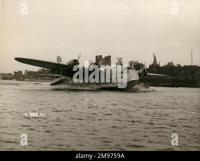 Short S23 Empire Flying Boat, G-ADVA, Capricornus. Stockfoto