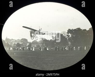 „Big bat“, ein zweisitzendes Monoplane von Blériot. Stockfoto