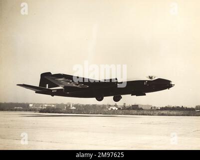 English Electric Canberra B2, WD932, wurde den Amerikanern vorgeführt und wurde als Musterflugzeug für die B-57A verwendet. Stockfoto