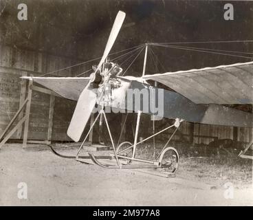 Das zweite Blackburn Monoplane in einem unvollendeten Zustand beim Blackpool Flying Meeting, August 1910. Stockfoto