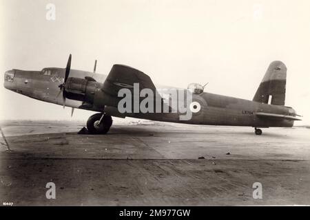 Vickers B1/35 Warwick, Bristol Centaurus-betriebener zweiter Prototyp, L9704, in Filton. Stockfoto