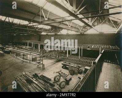 Grahame-White E.4 der Ganymede während des Baus. Stockfoto