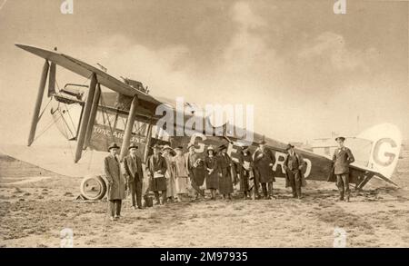 Der zweite de Havilland DH18A, G-EARO, City of Cardiff, wurde an Instone Air Line Ltd. Geliefert Stockfoto