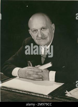 Sir Frederick Handley Page, CBE, FRAeS, 1885-1962, Raes Präsident 1945-1947. Stockfoto
