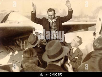 SQN LDR Herbert John Louis Hinkler, AFC, DSM, RAAF, 1892-1933. Stockfoto