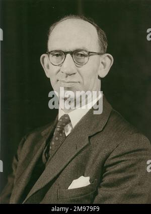 N.E. Rowe, CBE, FRAeS, Präsident von Raes 1955-1956. Stockfoto