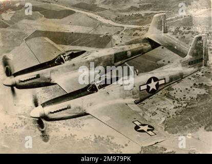 Nordamerikanische P-82 Twin Mustang. Stockfoto