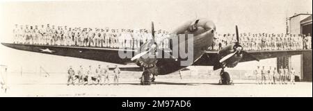 Curtiss C-46 Commando. Stockfoto