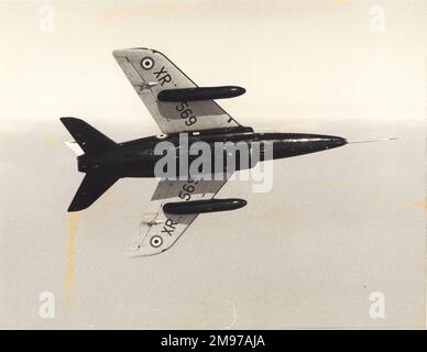 Folland Fo144 Gnat T1, XR569, von der No4 Flying Training School, RAF Valley, Anglesey. Stockfoto