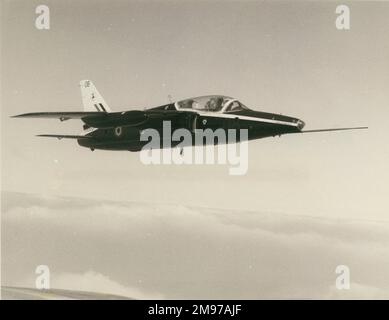 Folland Fo144 Gnat T1, XR569, von der No4 Flying Training School, RAF Valley, Anglesey. Stockfoto