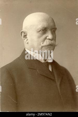 Graf Ferdinand Adolf Heinrich August Graf von Zeppelin, 1838-1917. Stockfoto