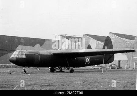 Fluggeschwindigkeit ALS 51 Horsa Sturmgleiter diente als Arbeitstier der britischen Luftwaffe in der Normandie und Arnheim. Stockfoto