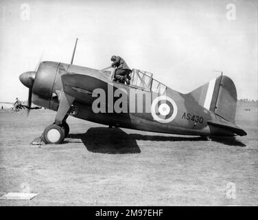 Brewster F2A Buffalo – die großen und schweren Büffel der RAF erlitten das gleiche unrühmliche Schicksal wie ihre amerikanischen und niederländischen Partner durch die Hände der Japaner. Stockfoto