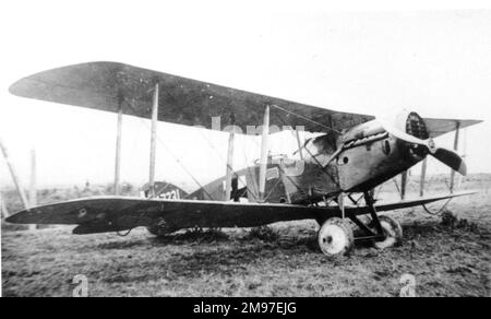 Bristol F 2B Zweisitzer-Kampfflugzeug (Spitzname Brisfit), Seriennr Eine 7231, die von Deutschen in der Nähe von Cambrai im Sommer 1917 gefangen genommen wurde. Stockfoto