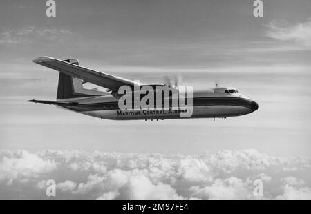 Handley Page HPR 7 Dart Herald – Maritime Central. Stockfoto