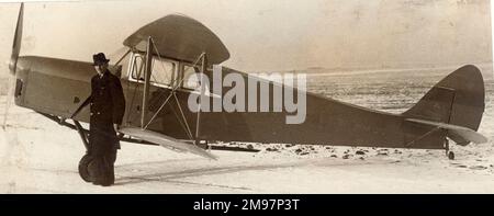 De Havilland DH87A Hornet Moth. Stockfoto