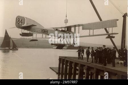 Kurzer Typ 184 Wasserflugzeug, 184. Stockfoto