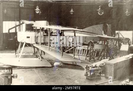 Kurzes Wasserflugzeug Typ 184. Stockfoto