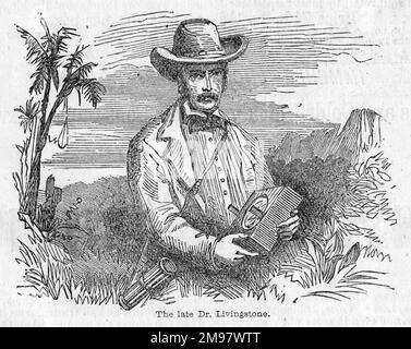 Dr. David Livingstone, schottischer Missionar und Entdecker. Stockfoto