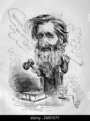 Zeichentrickfilm von William Booth (1829-1912), Gründer der Heilsarmee. Die Erlösung 'Free-and-Easy'. Stockfoto