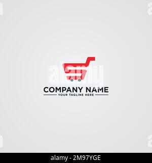 S Letter-Logo, Logo für Online-Shopping Stock Vektor