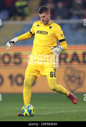 Genua, Italien, 16. Januar 2023. Jesse Joronen vom FC Venezia beim Spiel der Serie B in Luigi Ferraris, Genua. Der Bildausdruck sollte lauten: Jonathan Moscrop/Sportimage Stockfoto