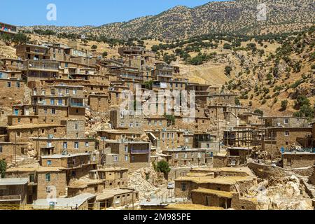 Palangan-Dorf in Kurdistan, Iran Stockfoto