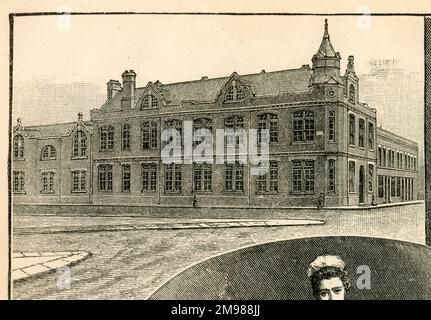 St. Mary's Cottage Hospital, Plaistow, East London - Blick von der Straße. Stockfoto