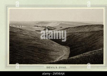 Devil's Dyke, Brighton, Sussex. Stockfoto