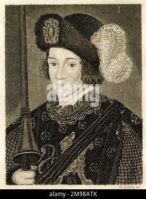 Edward, der Schwarze Prinz (1330-1376), ältester Sohn von König Edward III Stockfoto