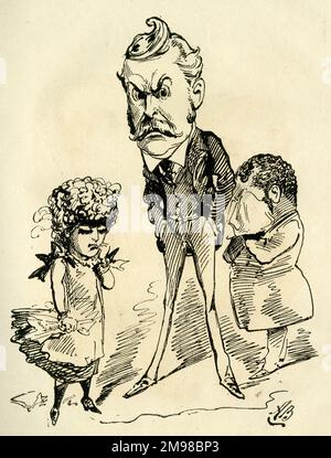 Zeichentrickfilm Lord Cairns (Arthur William Cairns, 2. Earl Cairns