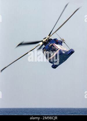 Eh Industries (später AgustaWestland) EH101 PP8 Heliliner, G-OIOI, die Vorserienversion der Zivilpassagiervariante. Stockfoto