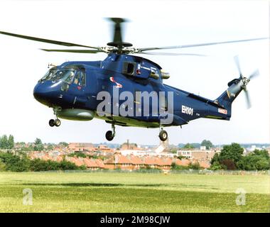 Eh Industries (später AgustaWestland) EH101 PP4, ZF644, der vierte von neun Vorproduktionshubschraubern. Stockfoto