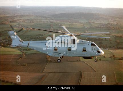 Eh Industries (später AgustaWestland) EH101 PP5, ZF649, der fünfte von neun Vorserien-Hubschraubern. Stockfoto