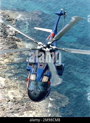 Eh Industries (später AgustaWestland) EH101 PP8 Heliliner, G-OIOI, die Vorserienversion der Zivilpassagiervariante. Stockfoto