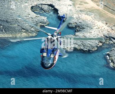 Eh Industries (später AgustaWestland) EH101 PP8 Heliliner, G-OIOI, die Vorserienversion der Zivilpassagiervariante. Stockfoto
