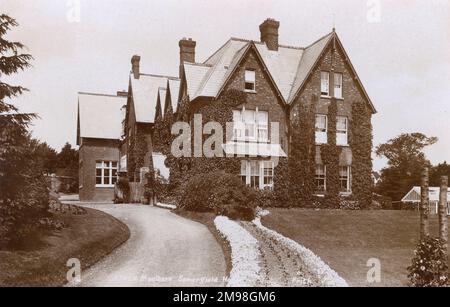 Unterkunft, Somerfield House, Marlborough College, Wiltshire. Stockfoto