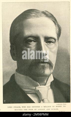 Edward Cecil Guinness, 1. Earl of Iveagh (1847-1927) der Brauereifamilie Guinness. Stockfoto