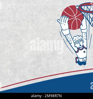 Basketballspieler-Schießvektor Stock Vektor
