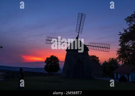 Windmühle Kuzelov, Südmähren, Tschechische Republik Stockfoto