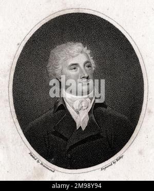 Charles Dignum (c.1765-1827), beliebter Tenor-Sänger, Schauspieler und Komponist des Theatre Royal, Drury Lane, London. Stockfoto