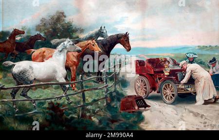 Early Motoring - Wir werden wieder gebraucht. Stockfoto