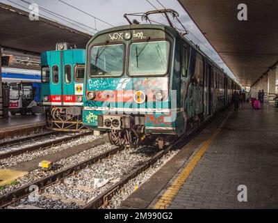 Straßenszenen aus Florenz und Pisa Italien. Stockfoto