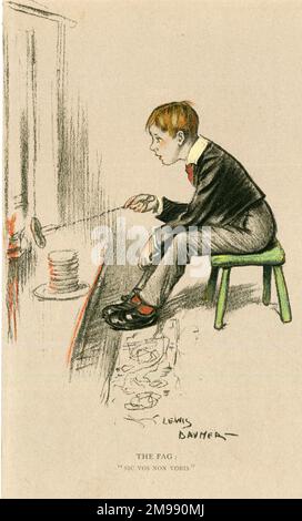 Lighter Side of School Life von Lewis Baumer - The FAG. Stockfoto