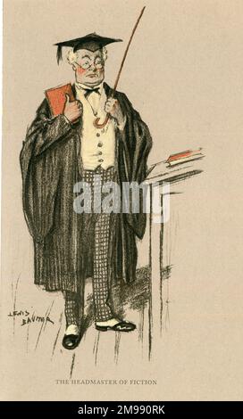 Lighter Side of School Life von Lewis Baumer, dem Direktor der Fiktion. Stockfoto