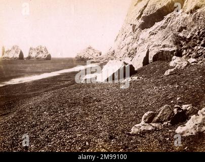 Die Nadeln, Isle Of Wight. Stockfoto